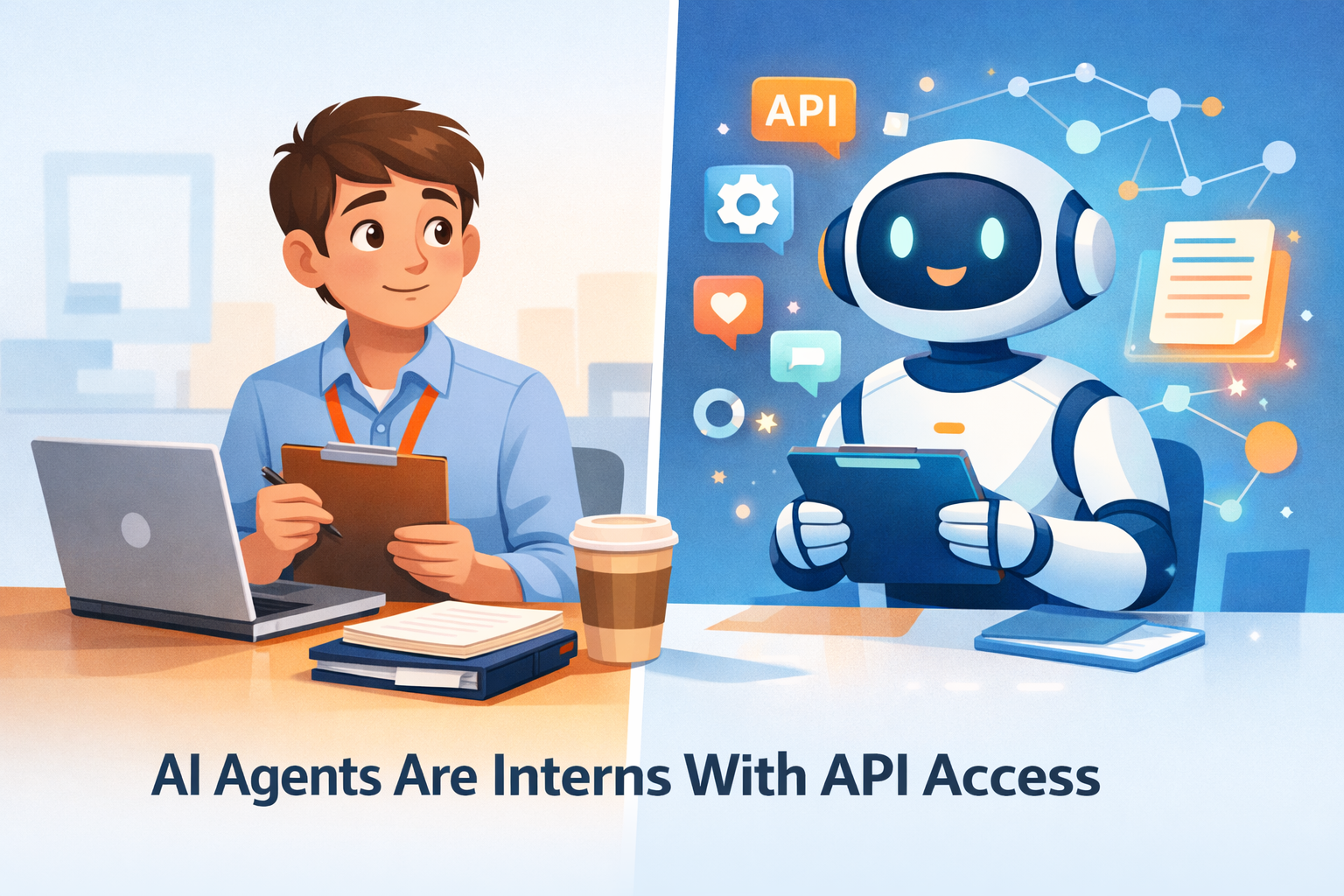 AI agents are interns with API access